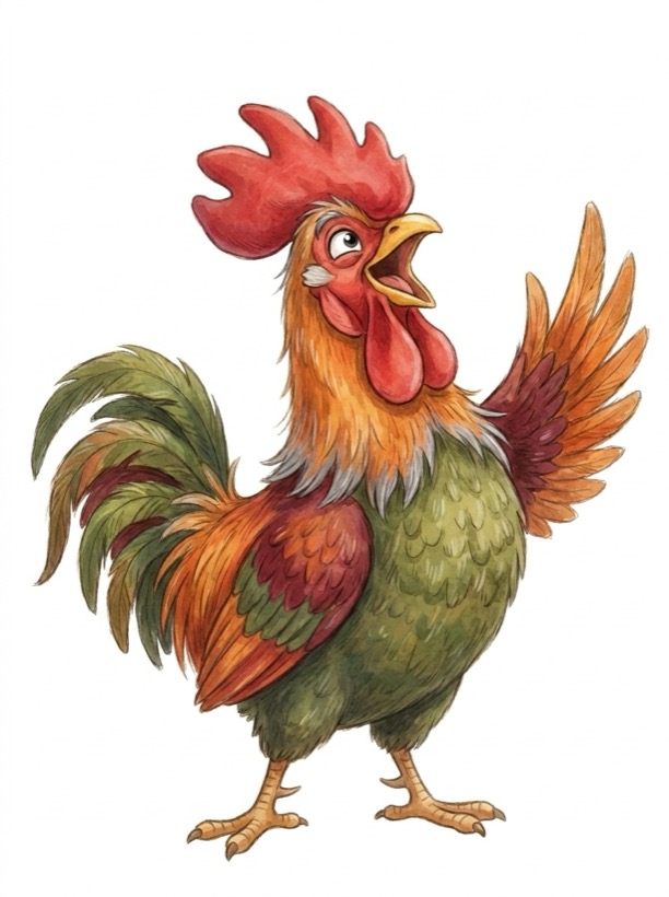 Rooster, Rotkopf