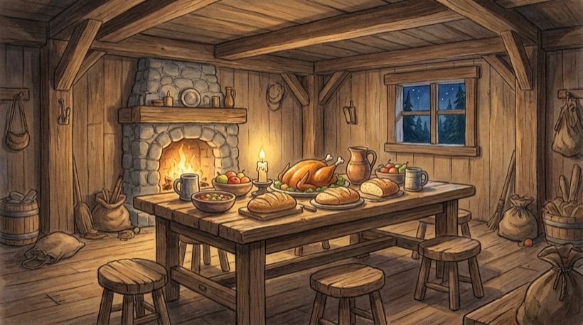 Robbers' parlour interior